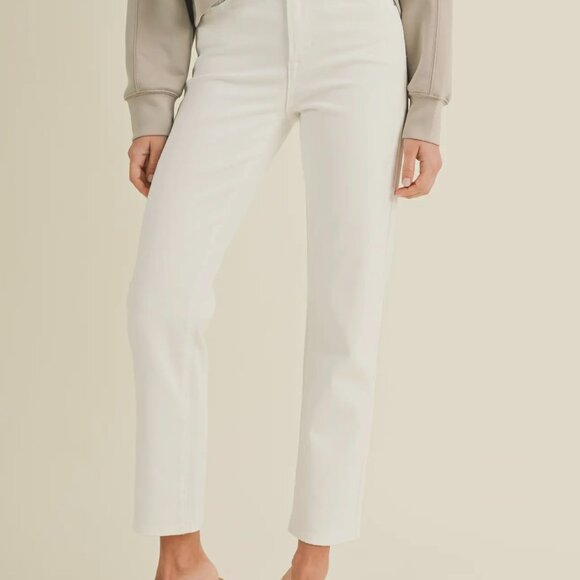 JBD White Straight Leg Jeans - Picture 3 of 4